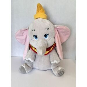 Official Disney Store DUMBO Elephant Large 14" Soft Plush Stuffed Animal CLEAN !
